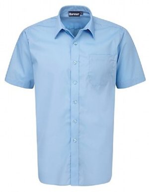 Blue Shirts and Blouses(Short Sleeved)