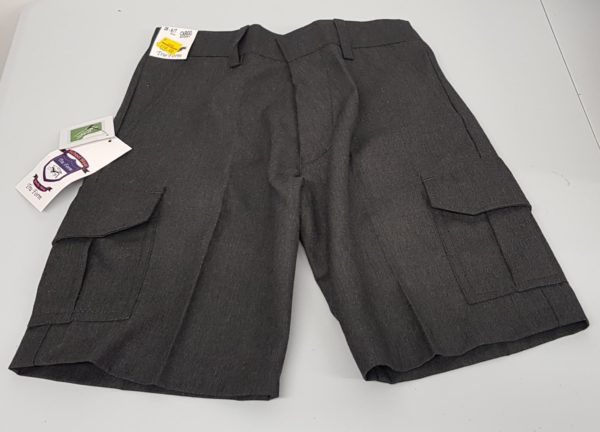 Boys Grey Cargo Shorts
