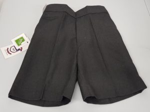 Boys Grey Pull Up Shorts