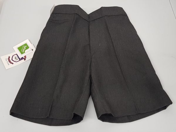 Boys Grey Pull Up Shorts